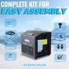 image:image1 HP Cold Plunge Chiller for Ice Bath Tub Hot amp Cold Mode Machine with Ozone Dual Filtration Smart WiFi Control Builtin Water Pump Fast Cooling for Recovery12 HP