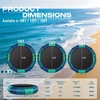 image:image10FT 12FT 15FT Inflatable Water Trampoline for Lake Recreational Water Bouncer for Adults Teenagers Blow Up Floating Trampoline with Ladder Electric Pump for Beach Pool Park Outdoor ActivitiesBlue and Green