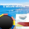 image:image10FT 12FT 15FT Inflatable Water Trampoline for Lake Recreational Water Bouncer for Adults Teenagers Blow Up Floating Trampoline with Ladder Electric Pump for Beach Pool Park Outdoor ActivitiesYellow and Orange