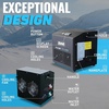 image:image12 HP Cold Plunge Chiller for Ice Bath Tub Cold Mode Machine for Cold Tubs Smart WiFi Control Builtin Water Pump Quiet Operation Fast Cooling for RecoveryBlack