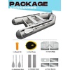 image:imageBEYOND MARINA Inflatable Dinghy Boat 25 Person Inflatable Boat for Adults HeavyDuty Fishing Boat with Aluminum Oars Includes HIN for Registration108FT