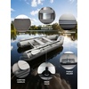 image:imageBEYOND MARINA Inflatable Dinghy Boat 25 Person Inflatable Boat for Adults HeavyDuty Fishing Boat with Aluminum Oars Includes HIN for Registration108FT