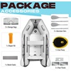 image:imageBEYOND MARINA Inflatable Dinghy Boat 25 Person Inflatable Boat for Adults HeavyDuty Fishing Boat with Aluminum Oars Includes HIN for Registration82FT