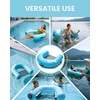 image:imageBEYOND MARINA Inflatable Floating Chair Float Lounge Chair for Adults Quick Inflate Water Recliner Portable Pool Float Seat for Lake Beach Boat Lightweight amp Compact DesignMint
