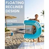 image:imageBEYOND MARINA Inflatable Floating Chair Float Lounge Chair for Adults Quick Inflate Water Recliner Portable Pool Float Seat for Lake Beach Boat Lightweight amp Compact DesignMint