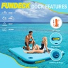 image:imageBEYOND MARINA Inflatable Floating Dock  Swim Platform Floating Deck Raft Mat for Lake Pool Beach Ocean  NonSlip Surface  BM FundeckMint Green