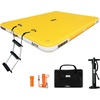 image:imageBEYOND MARINA Inflatable Floating Dock  Swim Platform Floating Deck Raft Mat for Lake Pool Beach Ocean  NonSlip Surface  BM FundeckYellow
