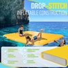 image:imageBEYOND MARINA Inflatable Floating Dock  Swim Platform Floating Deck Raft Mat for Lake Pool Beach Ocean  NonSlip Surface  BM FundeckYellow