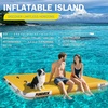 image:imageBEYOND MARINA Inflatable Floating Dock  Swim Platform Floating Deck Raft Mat for Lake Pool Beach Ocean  NonSlip Surface  BM FundeckYellow