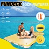 image:imageBEYOND MARINA Inflatable Floating Dock  Swim Platform Floating Deck Raft Mat for Lake Pool Beach Ocean  NonSlip Surface  BM FundeckYellow