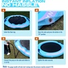image:imageBEYOND MARINA Inflatable Water Hammock Floating Air Dock River Float with Mesh Heavy Duty Round Ring Raft for Pool Lake Ocean Portable Island Platform Pad 866Mint Green
