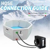 image:imageInflatable Cold Plunge with Chiller 12 HP Water Chiller for Ice Bath Tub WiFiEnabled Cold Tub Machine Fast Cooling 187 Gallon Capacity 39 L x 39 W x 354 HAsh GrayInk