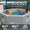 image:imageInflatable Cold Plunge with Chiller 12 HP Water Chiller for Ice Bath Tub WiFiEnabled Cold Tub Machine Fast Cooling 187 Gallon Capacity 39 L x 39 W x 354 HAsh GrayInk