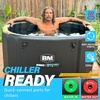 image:imageInflatable Octagonal Ice Bath Tub for Groups Party Cold Plunge Recovery Tub with Insulated Lid Fits 810 People 660 Gallon Capacity 7874 x 7874 x 2756 Portable Durable DesignBlack