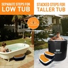 image:imageInflatable Octagonal Ice Bath Tub for Groups Party Cold Plunge Tub with Insulated Lid Water Chiller Compatibility EVA Groundsheet Backpack 660 Gallon 7874 L x 7874 W x 2756 HOrange