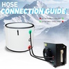 image:imageInflatable Octagonal Ice Bath Tub for Groups Party Cold Plunge Tub with Insulated Lid Water Chiller Compatibility EVA Groundsheet Backpack 660 Gallon 7874 L x 7874 W x 2756 HLight GrayInk