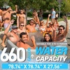 image:imageInflatable Octagonal Ice Bath Tub for Groups Party Cold Plunge Tub with Insulated Lid Water Chiller Compatibility EVA Groundsheet Backpack 660 Gallon 7874 L x 7874 W x 2756 HAsh Gray