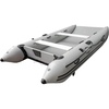 image:image11ft Inflatable Catamaran Boat for Adults 5Person Fishing Boat with DropStitch Floor 15HP Motor Mount HeavyDuty Inflatable Dinghy with Aluminum Oars and Seats Includes HIN for Registration