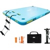 image:imageBEYOND MARINA Inflatable Floating Dock  Swim Platform Floating Deck Raft Mat for Lake Pool Beach Ocean  NonSlip Surface  BM FundeckMint Green