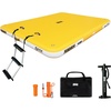 image:imageBEYOND MARINA Inflatable Floating Dock  Swim Platform Floating Deck Raft Mat for Lake Pool Beach Ocean  NonSlip Surface  BM FundeckYellow