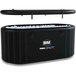 image:imageInflatable Octagonal Ice Bath Tub for Groups Party Cold Plunge Tub with Insulated Lid Water Chiller Compatibility EVA Groundsheet Backpack 660 Gallon 7874 L x 7874 W x 2756 HBlack
