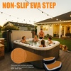 image:imageInflatable Hot Tub Steps with EVA NonSlip Surface Drop Stitch Detachable 2Piece Spa Stairs for Bathtub Portable Durable Steps for Indoor and Outdoor Hot Tub 37  32  157