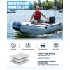 image:image10ft Inflatable Dinghy Boat for Adult with DropStitch Floor 34 Person Inflatable Raft with Oars amp Carry Bag HeavyDuty Motor Mount Ready for Fishing Diving Tender or Recreation USCG Approved82FT x 5FT