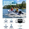 image:image10ft Inflatable Dinghy Boat for Adult with DropStitch Floor 34 Person Inflatable Raft with Oars amp Carry Bag HeavyDuty Motor Mount Ready for Fishing Diving Tender or Recreation USCG Approved82FT x 5FT