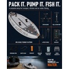 image:imageBeyond Marina Inflatable Fishing Kayak with Rod Holders 108x47Grey