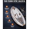 image:imageBeyond Marina Inflatable Fishing Kayak with Rod Holders 108x47Grey