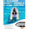 image:imageBEYOND MARINA Inflatable Dinghy Boat for Adults HIN amp MCO Included108FT