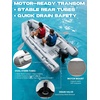 image:imageBEYOND MARINA Inflatable Dinghy Boat for Adults HIN amp MCO Included10FT