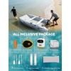 image:imageBEYOND MARINA Inflatable Dinghy Boat for Adults HIN amp MCO Included11FT