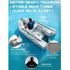 image:imageBEYOND MARINA Inflatable Dinghy Boat for Adults HIN amp MCO Included82FT