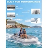 image:imageBEYOND MARINA Inflatable Dinghy Boat for Adults HIN amp MCO Included82FT