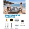 image:imageBEYOND MARINA Inflatable Dinghy Boat for Adults HIN amp MCO Included82FT
